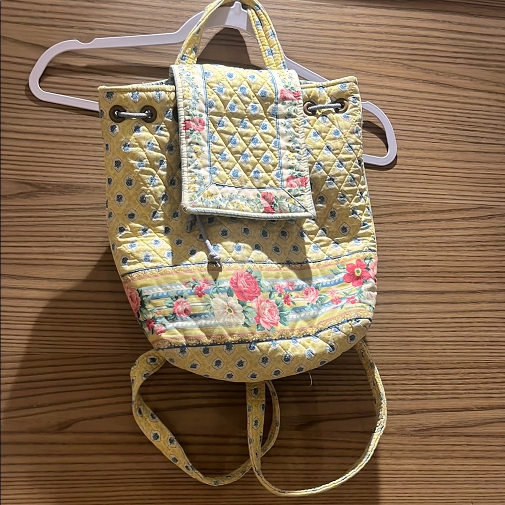 Vera Bradley Yellow Backpack